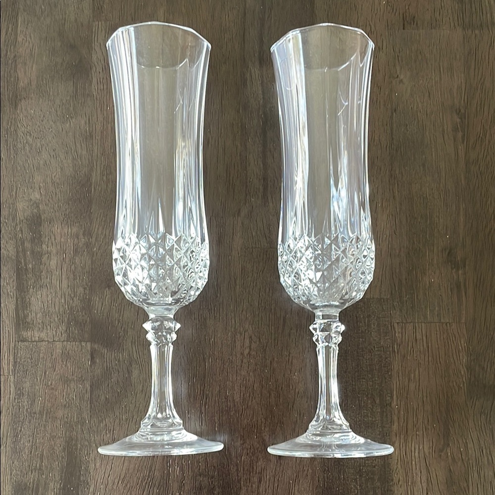 Crystal Champagne Flutes